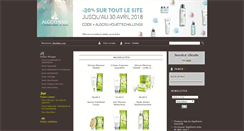 Desktop Screenshot of boutique-algotherm.fr